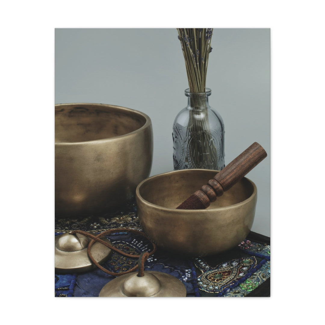 Singing Bowl - Modern Oasis Sensory Design & Art Studio - Canvas