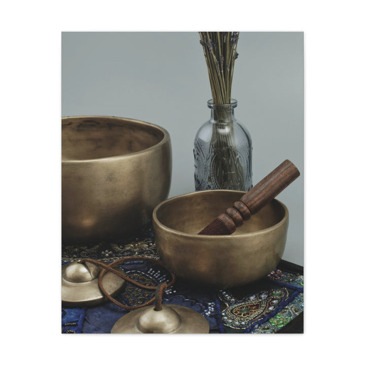 Singing Bowl - Modern Oasis Sensory Design & Art Studio - Canvas