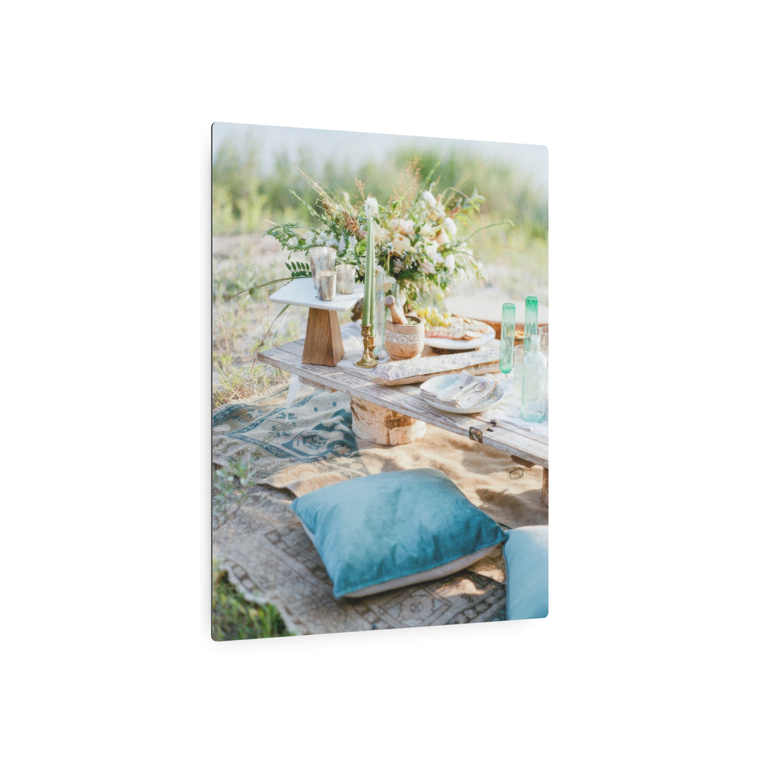 Outdoor Picnic Metal Art - Modern Oasis Sensory Design & Art Studio - Home Decor