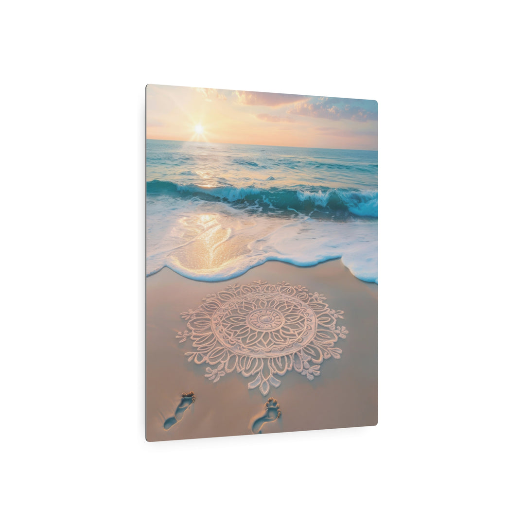 Serene Beach Metal Art - Modern Oasis Sensory Design & Art Studio - Home Decor