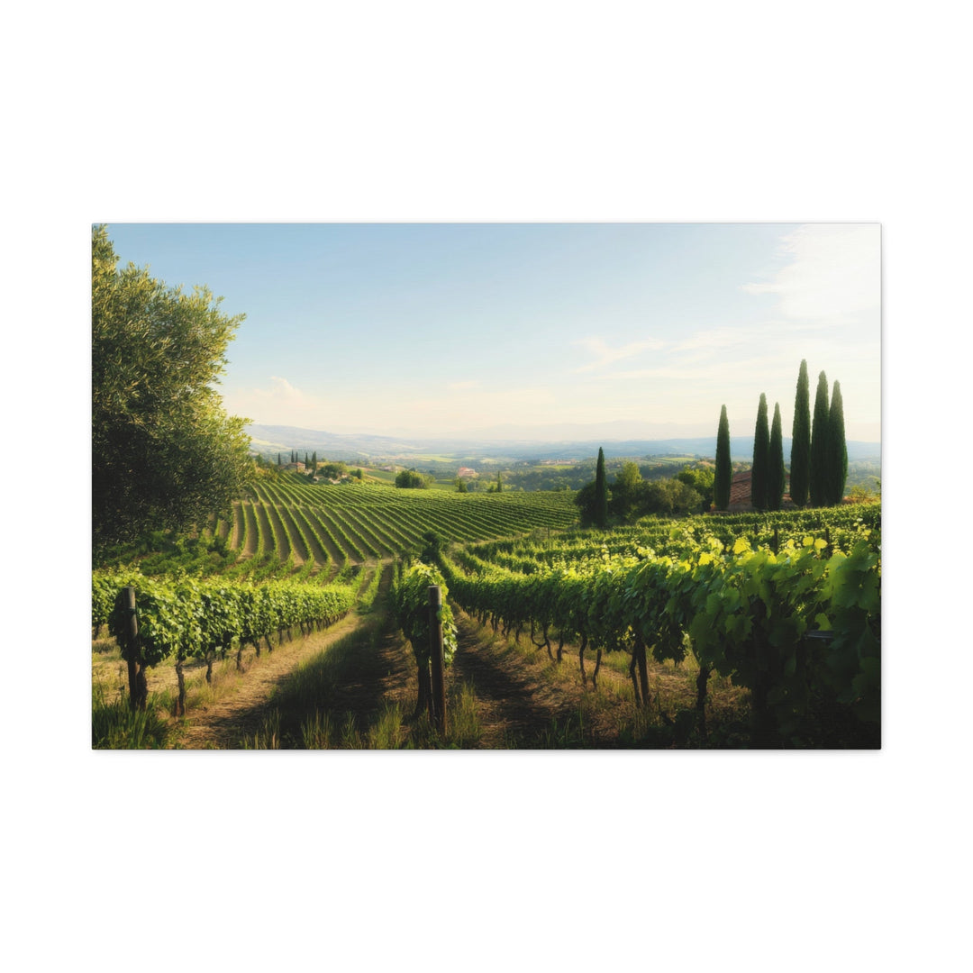 Vineyard Serenity - Modern Oasis Sensory Design & Art Studio - Canvas