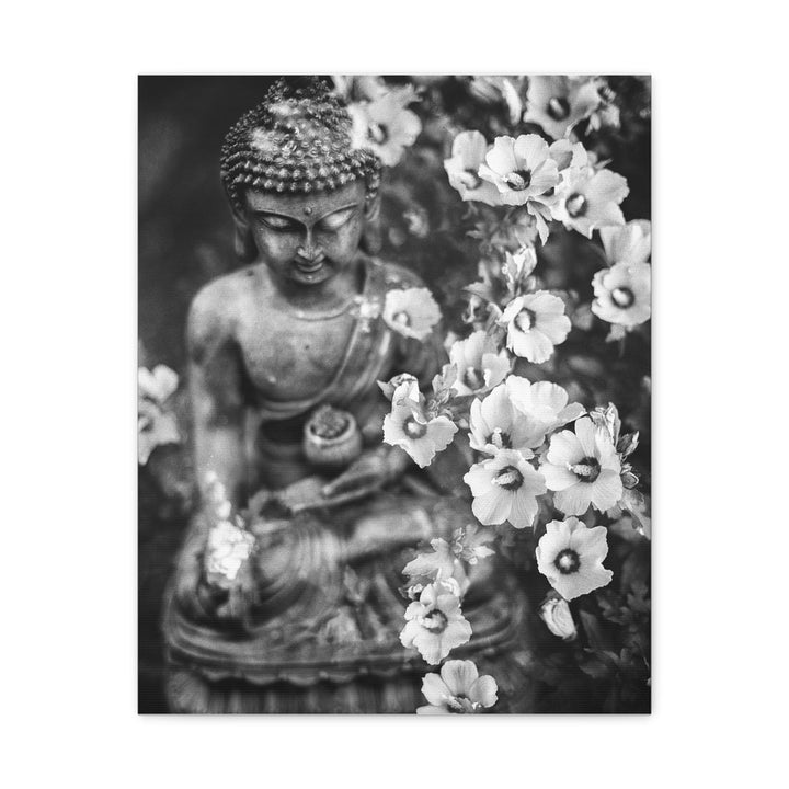 Black and White Buddha - Modern Oasis Sensory Design & Art Studio - Canvas