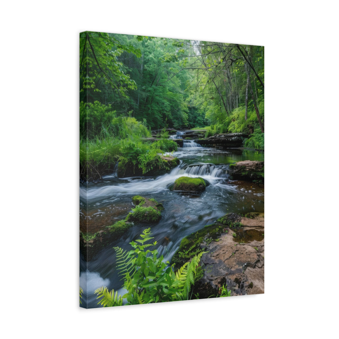 Nature River Scene - Modern Oasis Sensory Design & Art Studio - Canvas