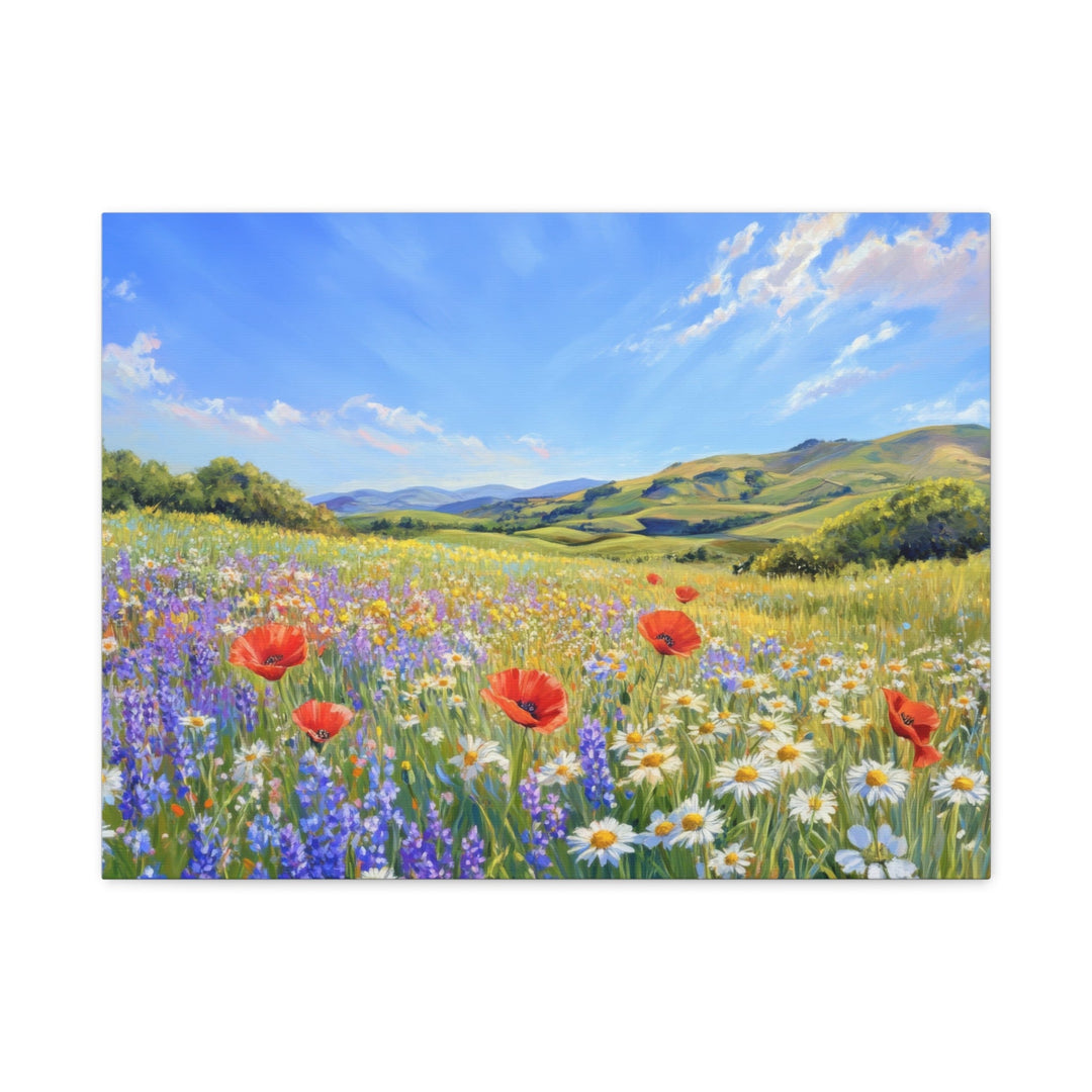 Blooming Serenity - Modern Oasis Sensory Design & Art Studio - Canvas