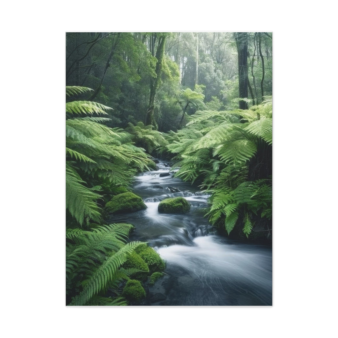 Serene Forest Nature - Modern Oasis Sensory Design & Art Studio - Canvas