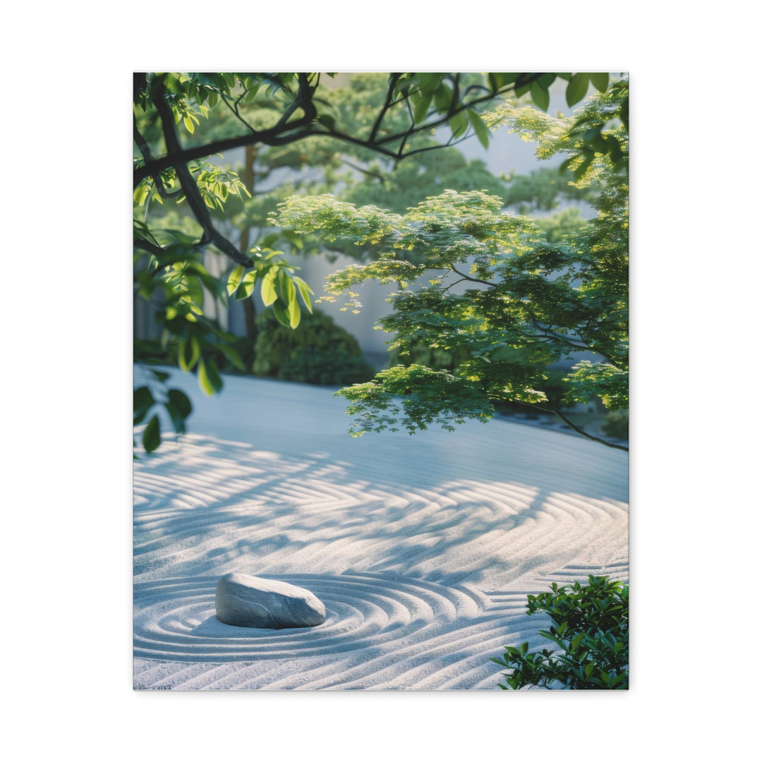 Serene Zen Garden - Modern Oasis Sensory Design & Art Studio - Canvas