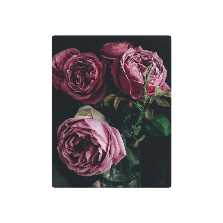 Pink Roses Oasis Pink Roses Metal Art | Modern Oasis Design Studio