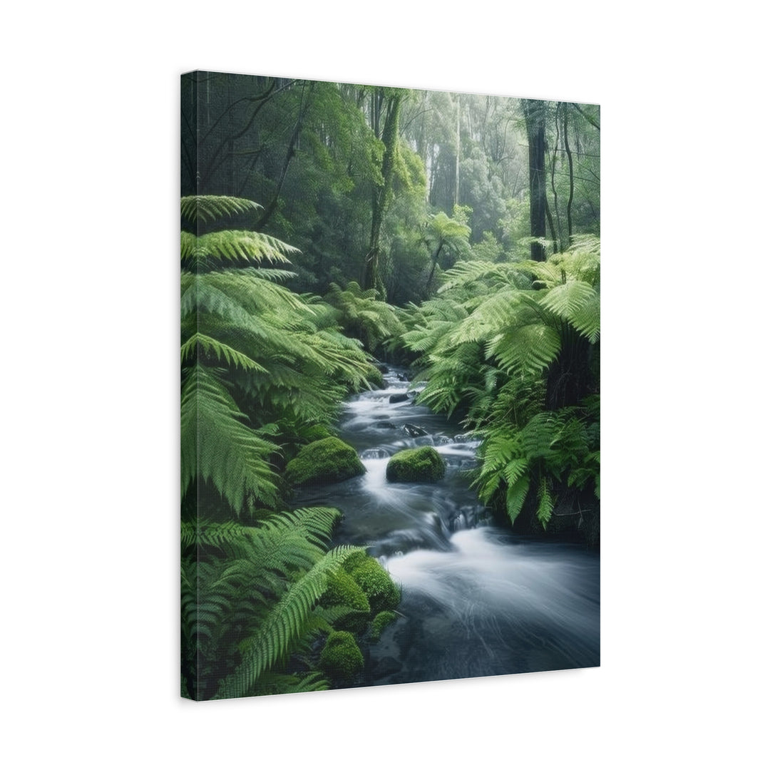 Serene Forest Nature - Modern Oasis Sensory Design & Art Studio - Canvas