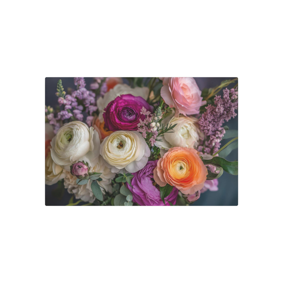 Peony Elegance Metal Art - Modern Oasis Sensory Design & Art Studio - Home Decor