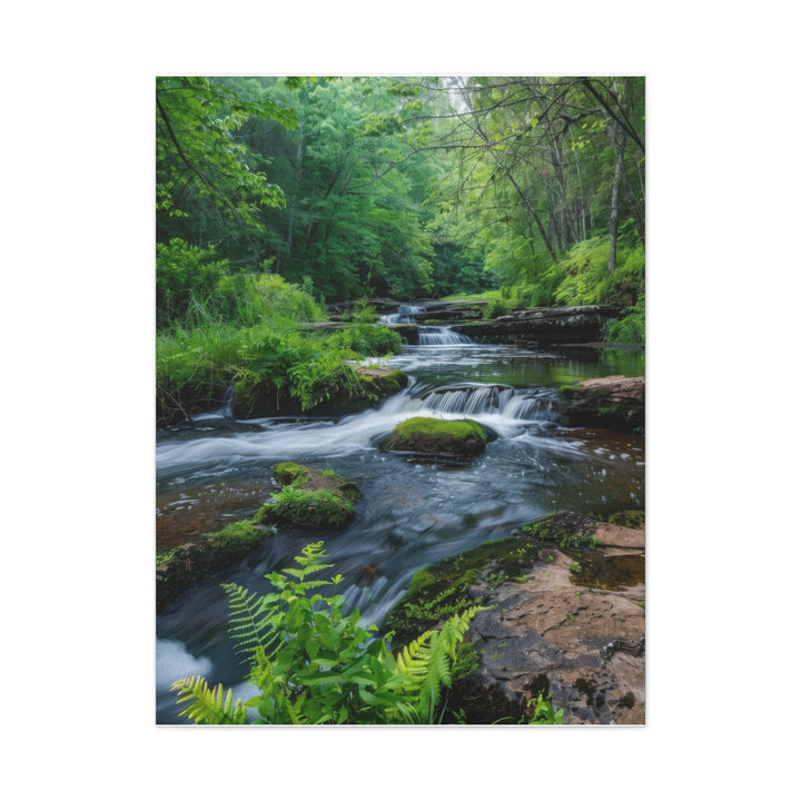 Nature River Scene - Modern Oasis Sensory Design & Art Studio - Canvas