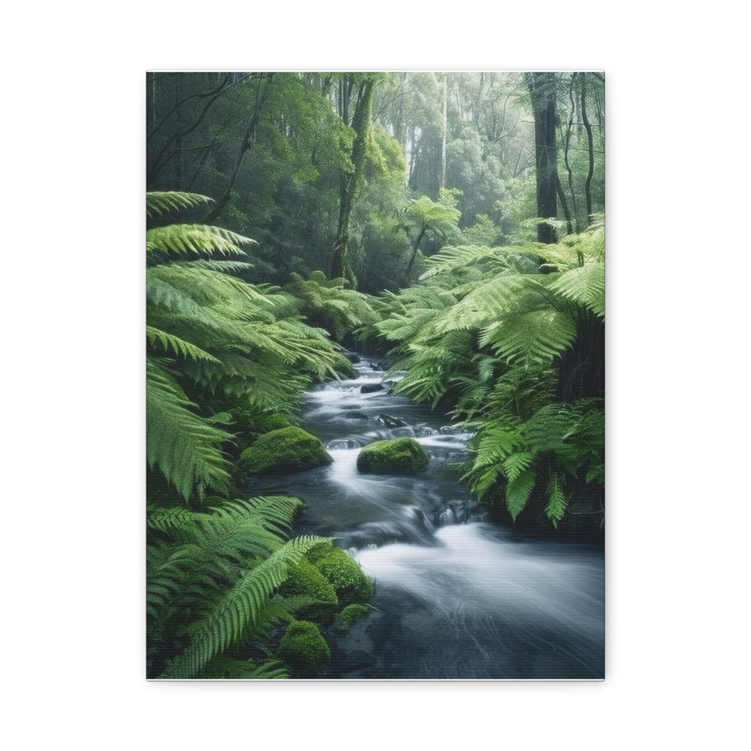 Serene Forest Nature - Modern Oasis Sensory Design & Art Studio - Canvas