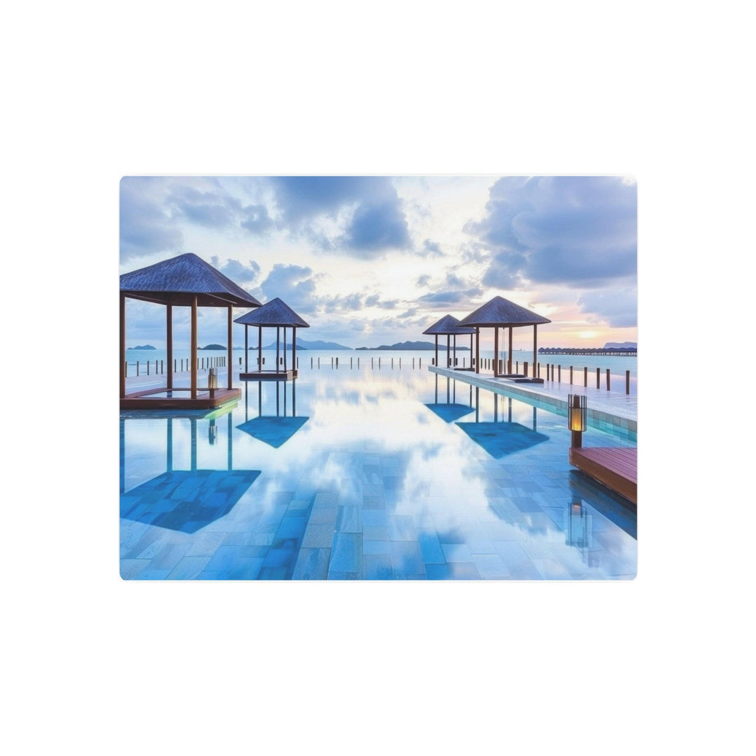 Tranquil Shoreline Metal Art - Modern Oasis Sensory Design & Art Studio - Home Decor