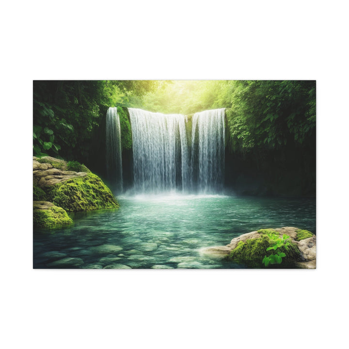 Tranquil Waterfall - Modern Oasis Sensory Design & Art Studio - Canvas