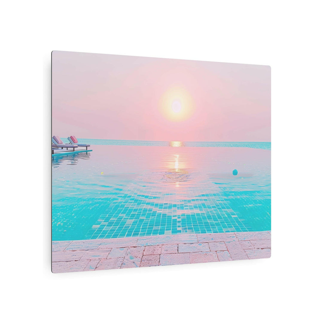 Tranquil Sunset Metal Art - Modern Oasis Sensory Design & Art Studio - Home Decor