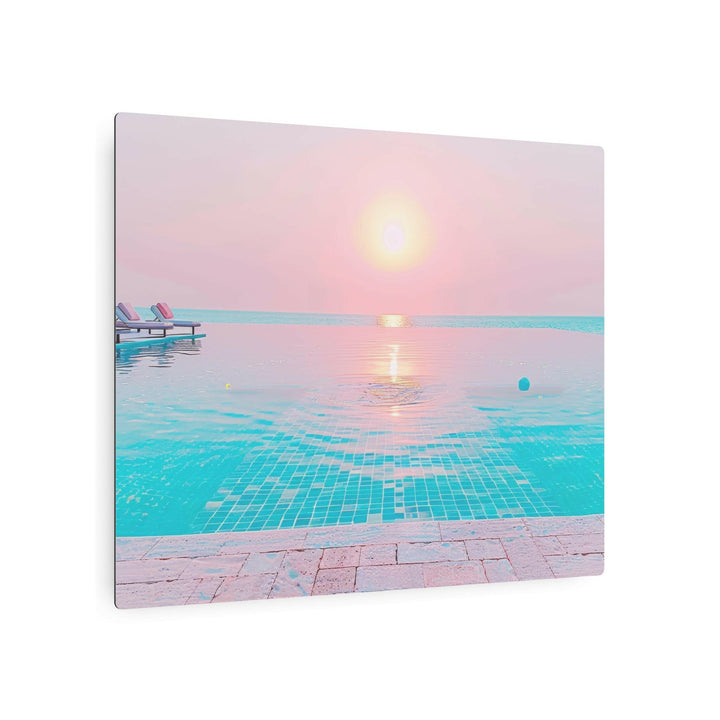Tranquil Sunset Metal Art - Modern Oasis Sensory Design & Art Studio - Home Decor