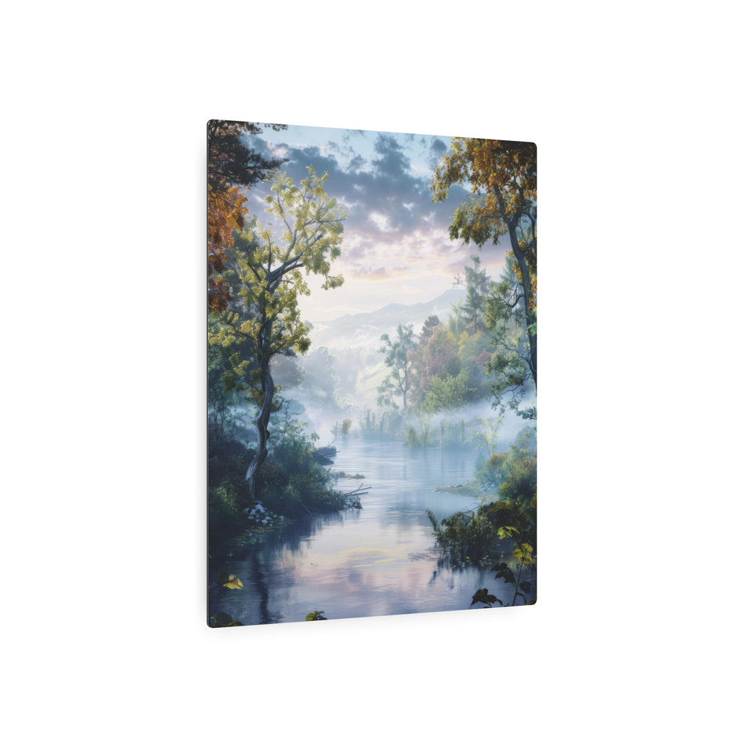 Serene Landscape Scene Metal Art - Modern Oasis Sensory Design & Art Studio - Home Decor
