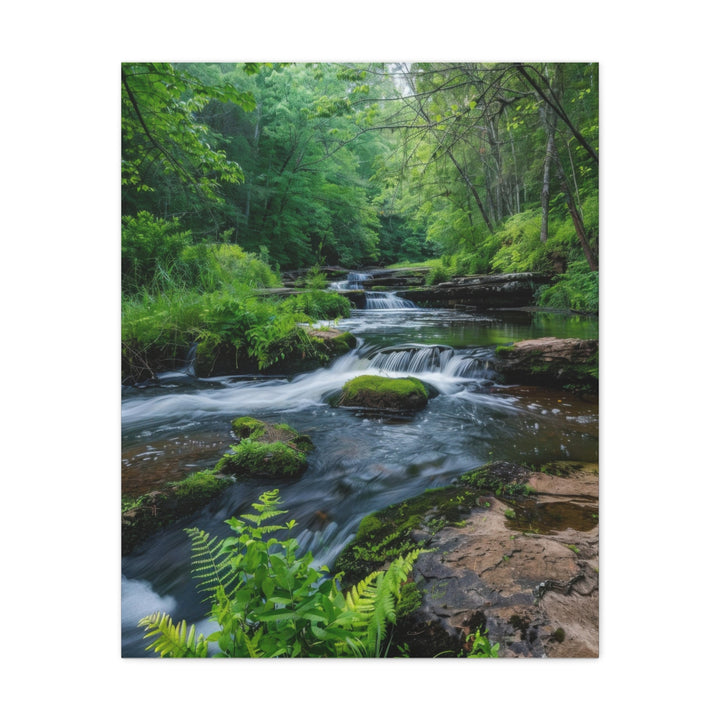 Nature River Scene - Modern Oasis Sensory Design & Art Studio - Canvas