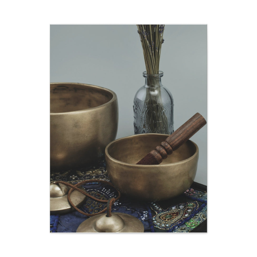 Singing Bowl - Modern Oasis Sensory Design & Art Studio - Canvas