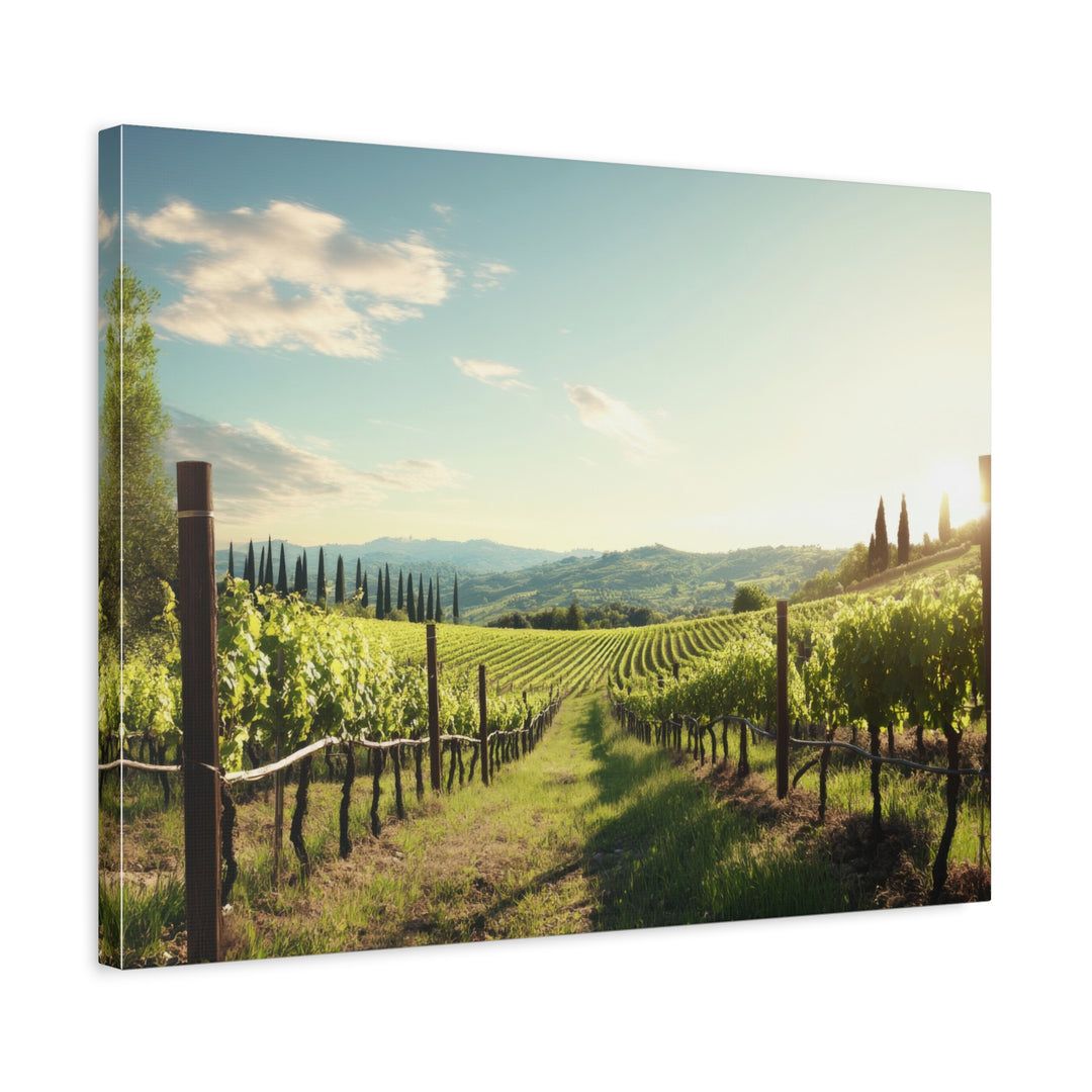 Scenic Vineyard - Modern Oasis Sensory Design & Art Studio - Canvas