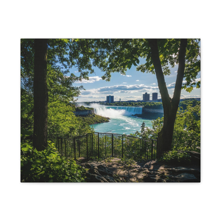 Waterfall Serenity - Modern Oasis Sensory Design & Art Studio - Canvas