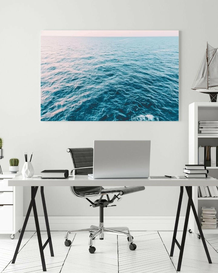 Ocean Waves Metal Art - Modern Oasis Sensory Design & Art Studio - Home Decor