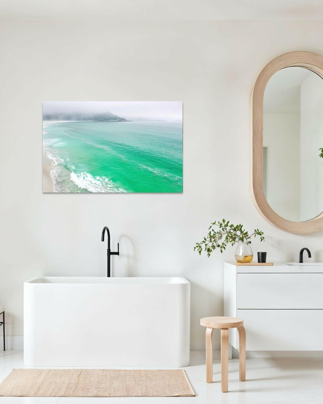 Ocean Serenity - Modern Oasis Sensory Design & Art Studio - Canvas