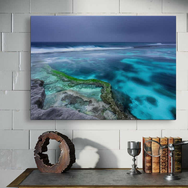 Serene Ocean Waves - Modern Oasis Sensory Design & Art Studio - Canvas