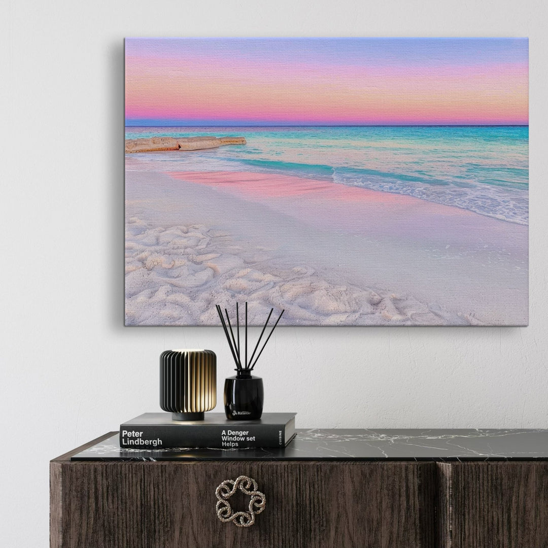 Beach Sunset - Modern Oasis Sensory Design & Art Studio - Canvas