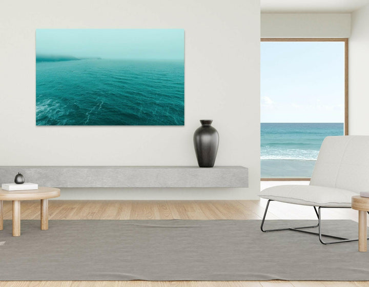 Aqua Ocean Metal Art - Modern Oasis Sensory Design & Art Studio - Home Decor