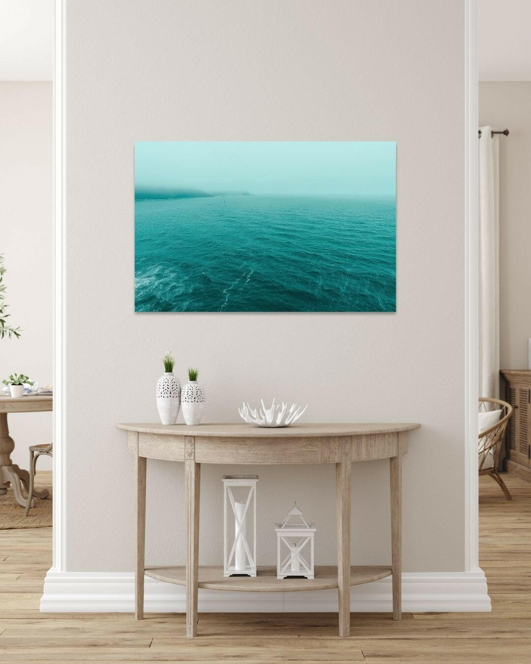 Aqua Ocean Metal Art - Modern Oasis Sensory Design & Art Studio - Home Decor