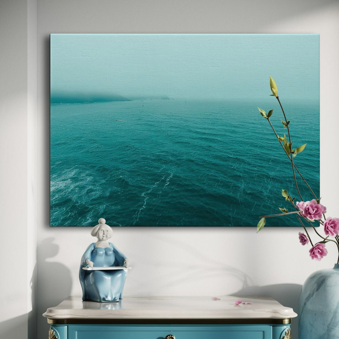 Aqua Ocean - Modern Oasis Sensory Design & Art Studio - Canvas