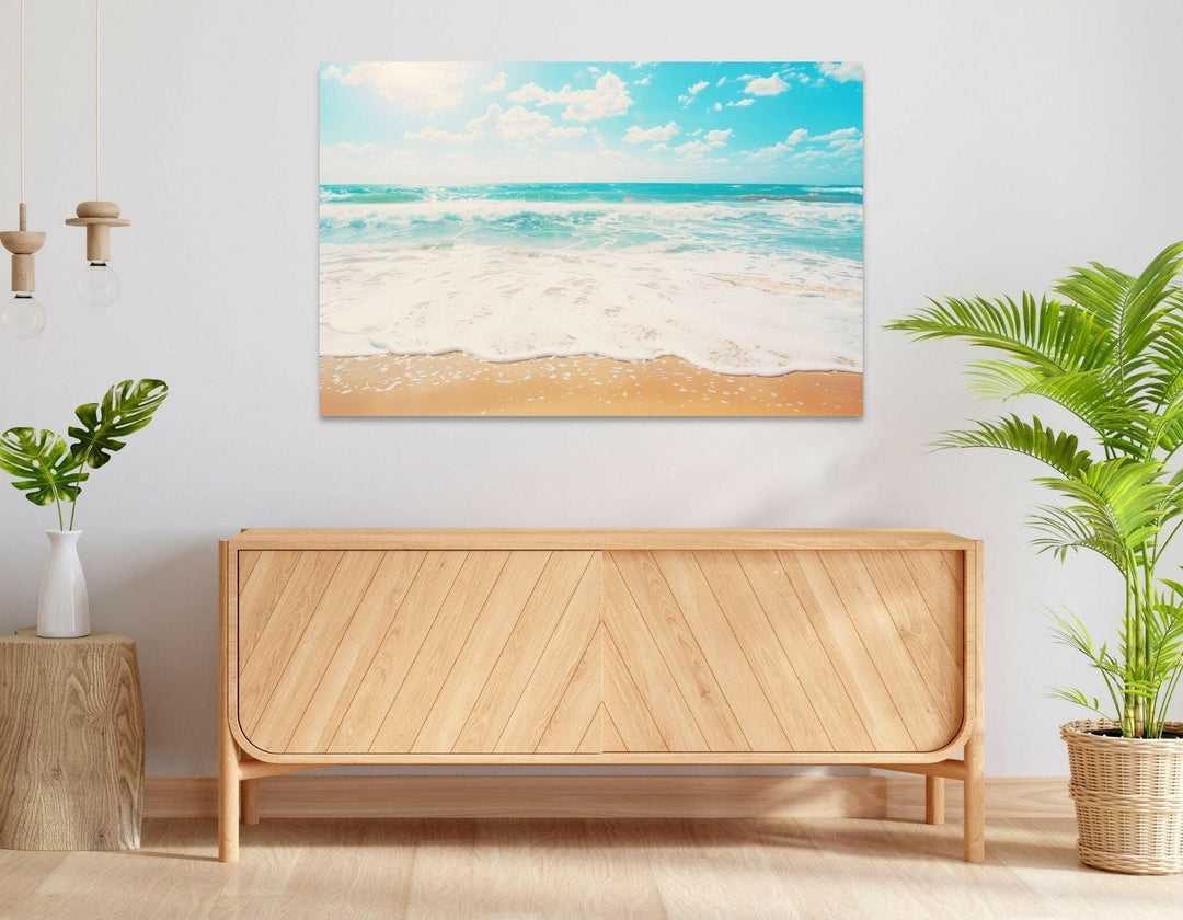 Beach Wave Metal Art - Modern Oasis Sensory Design & Art Studio - Home Decor