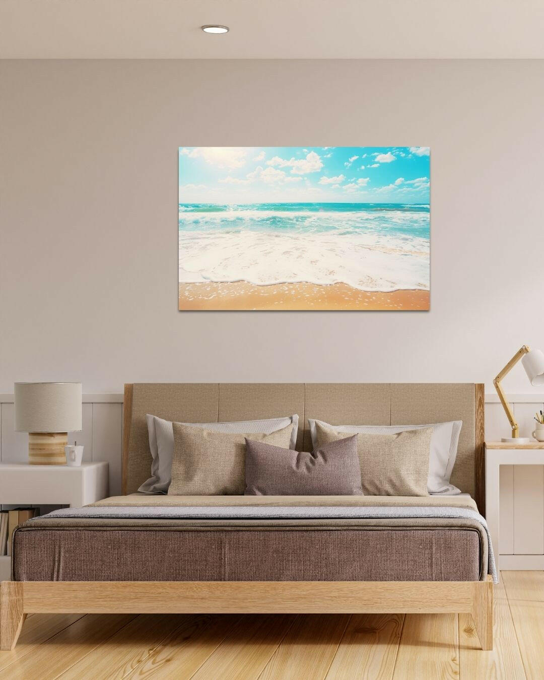 Beach Wave - Modern Oasis Sensory Design & Art Studio - Canvas