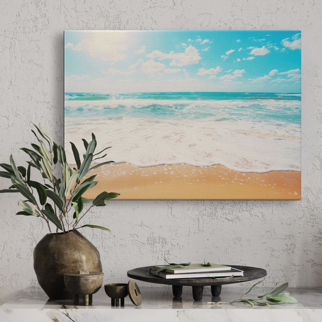 Beach Wave - Modern Oasis Sensory Design & Art Studio - Canvas