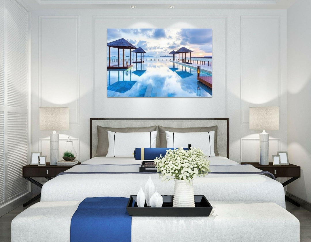 Tranquil Shoreline - Modern Oasis Sensory Design & Art Studio - Canvas
