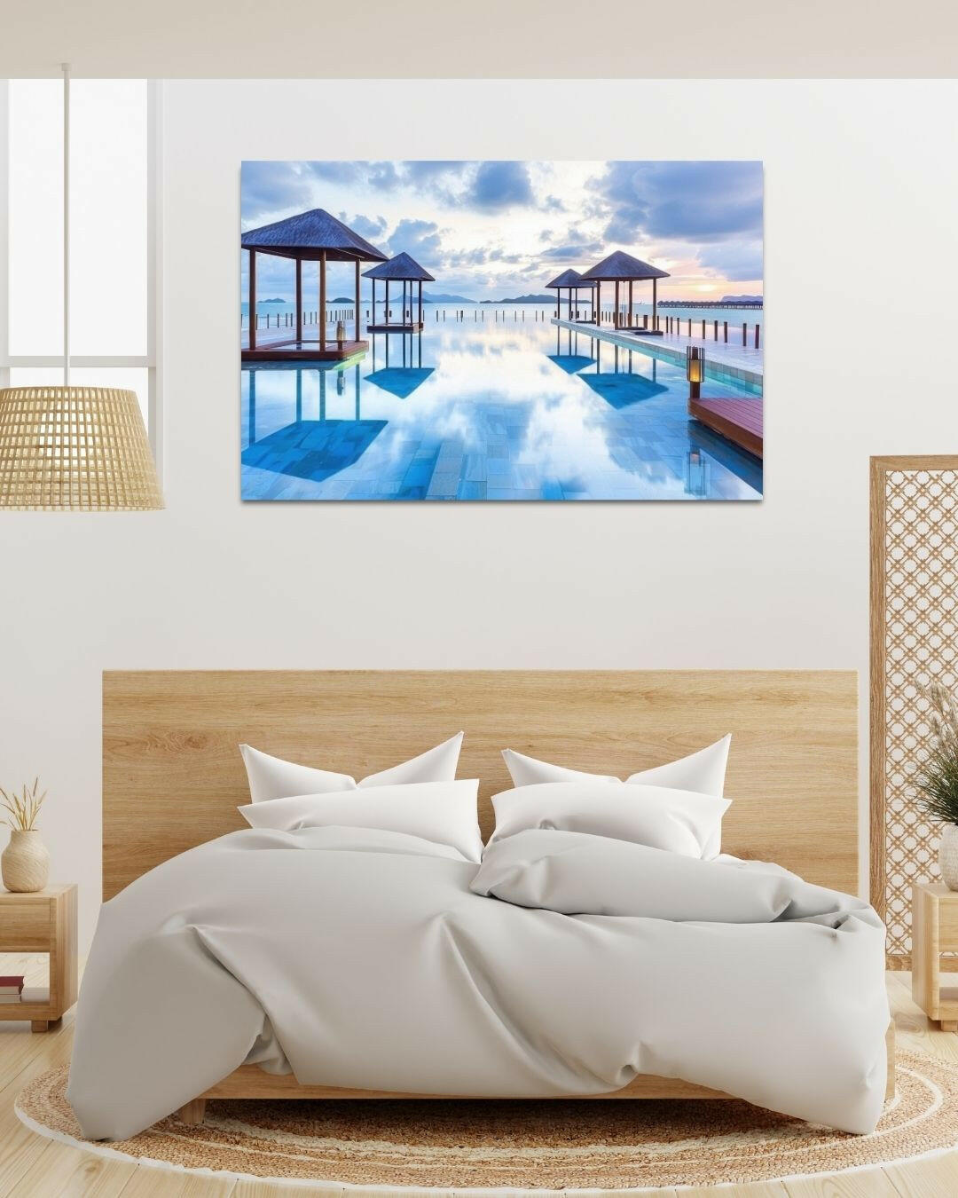 Tranquil Shoreline - Modern Oasis Sensory Design & Art Studio - Canvas