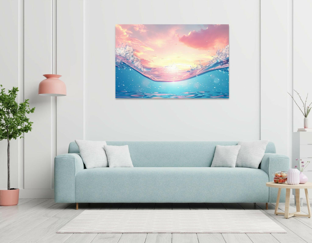 Serene Water - Modern Oasis Sensory Design & Art Studio - Canvas