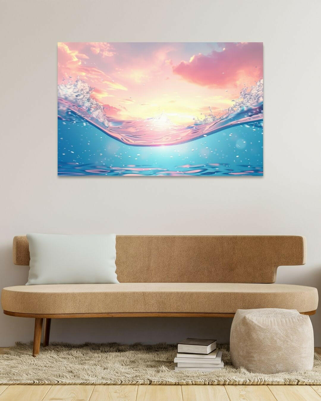 Serene Water - Modern Oasis Sensory Design & Art Studio - Canvas