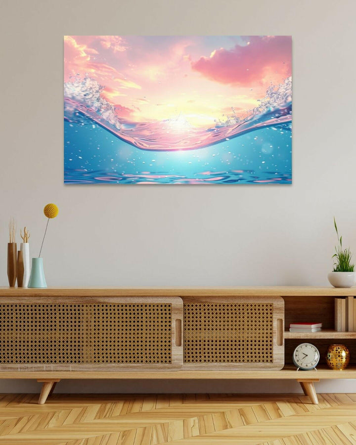 Serene Water - Modern Oasis Sensory Design & Art Studio - Canvas