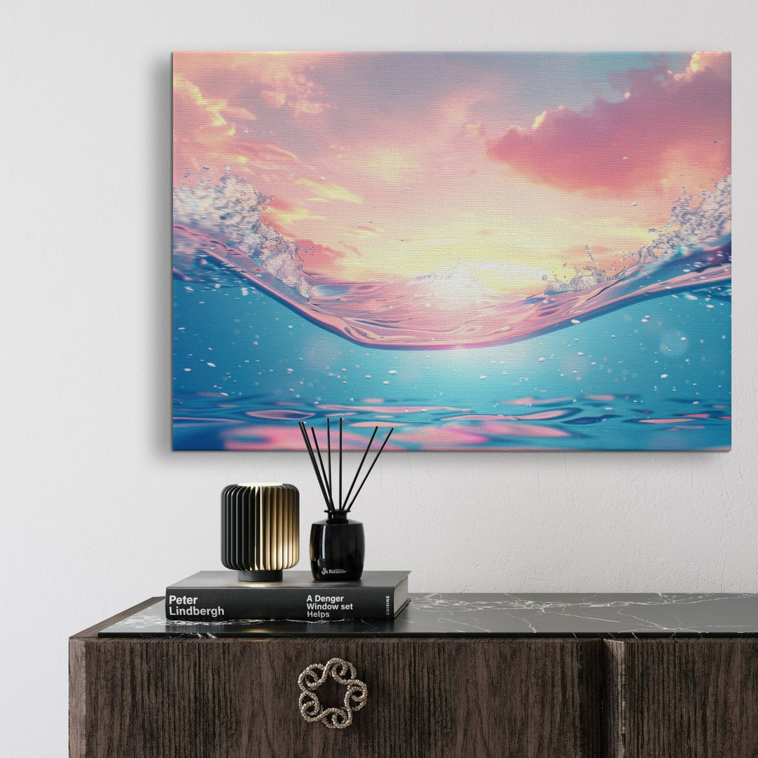 Serene Water - Modern Oasis Sensory Design & Art Studio - Canvas