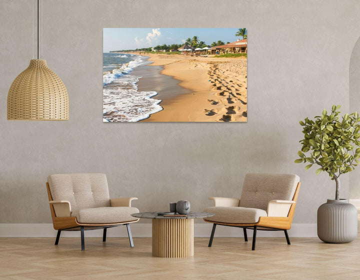 Beach Serenity Metal Art - Modern Oasis Sensory Design & Art Studio - Home Decor