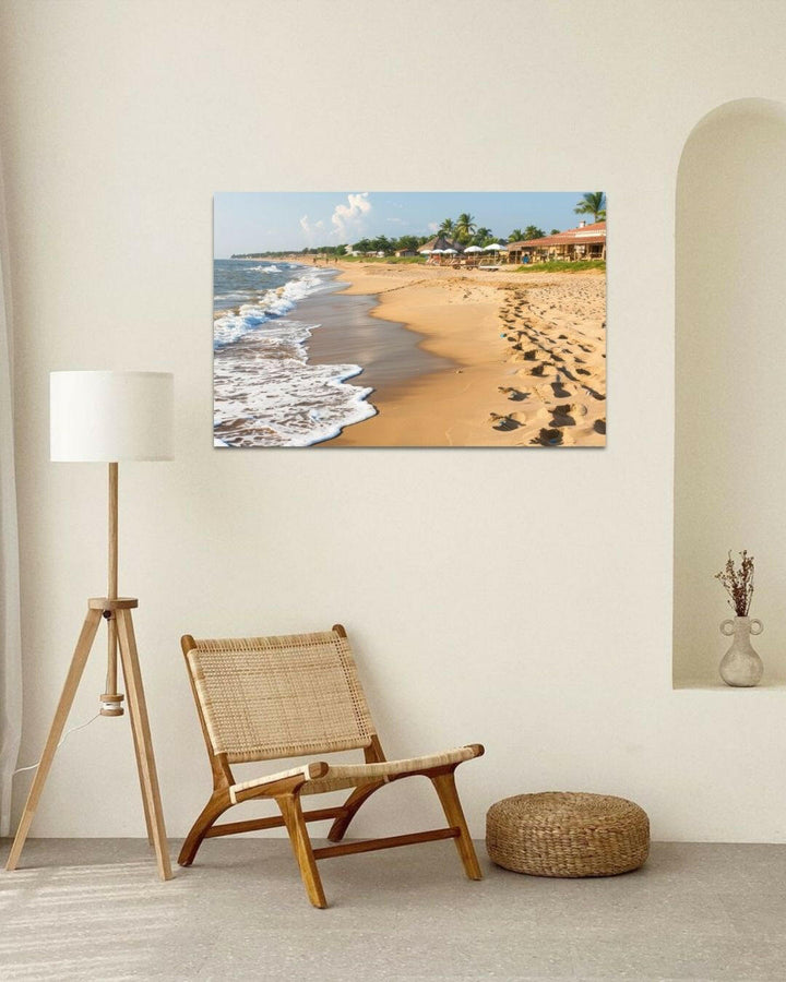 Beach Serenity Metal Art - Modern Oasis Sensory Design & Art Studio - Home Decor