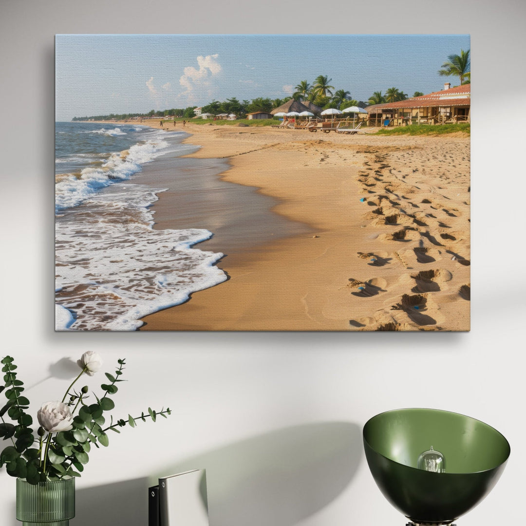 Beach Serenity - Modern Oasis Sensory Design & Art Studio - Canvas