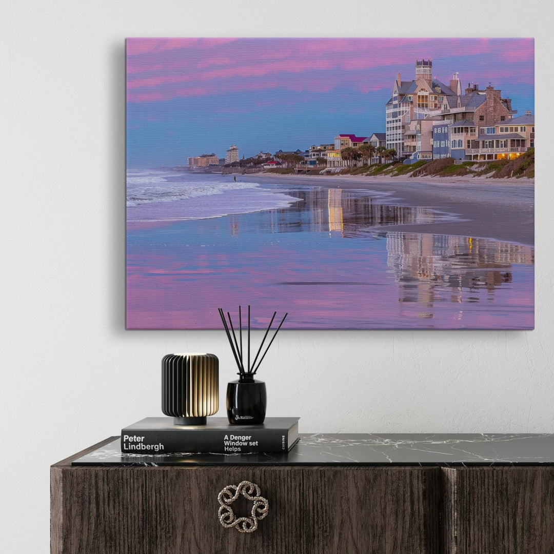 Coastal Sunset - Modern Oasis Sensory Design & Art Studio - Canvas