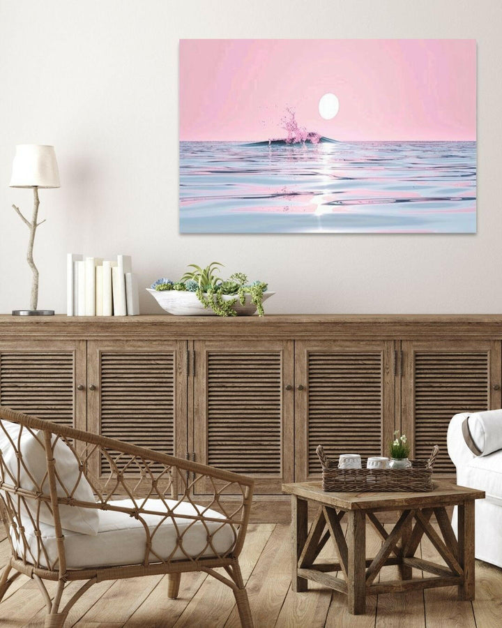 Serene Ocean Wave - Modern Oasis Sensory Design & Art Studio - Canvas