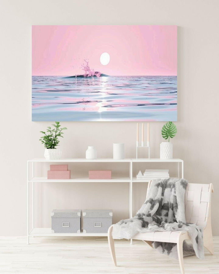 Serene Ocean Wave - Modern Oasis Sensory Design & Art Studio - Canvas