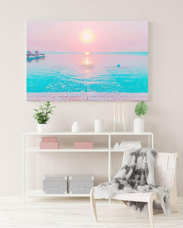 Tranquil Sunset - Modern Oasis Sensory Design & Art Studio - Canvas