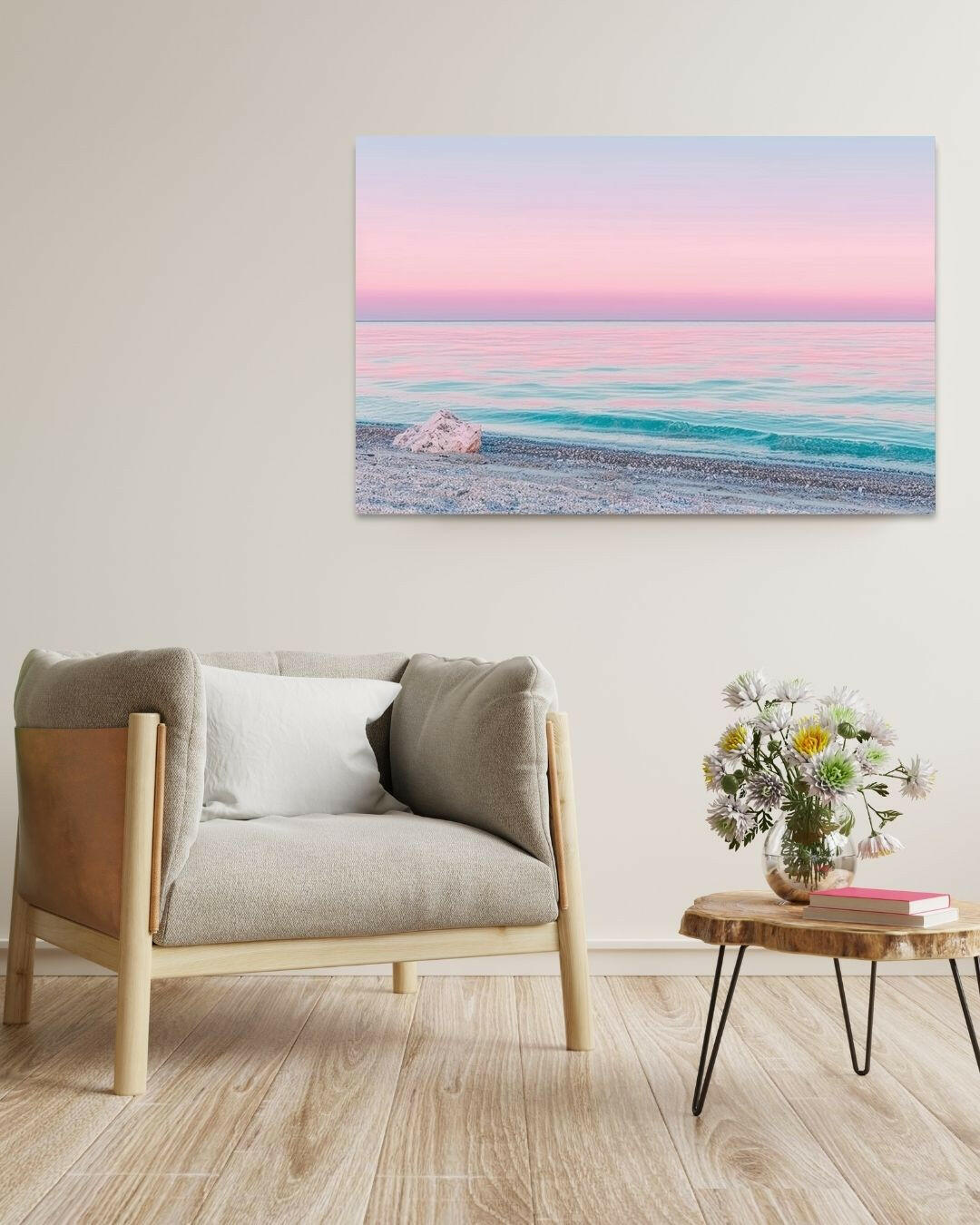 Coastal Calm Metal Art - Modern Oasis Sensory Design & Art Studio - Home Decor
