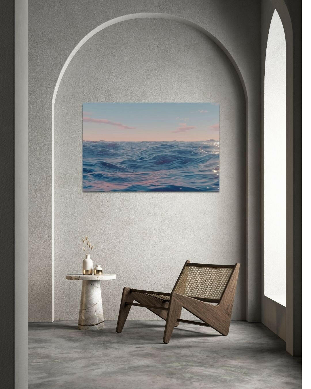 Serene Ocean - Modern Oasis Sensory Design & Art Studio - Canvas