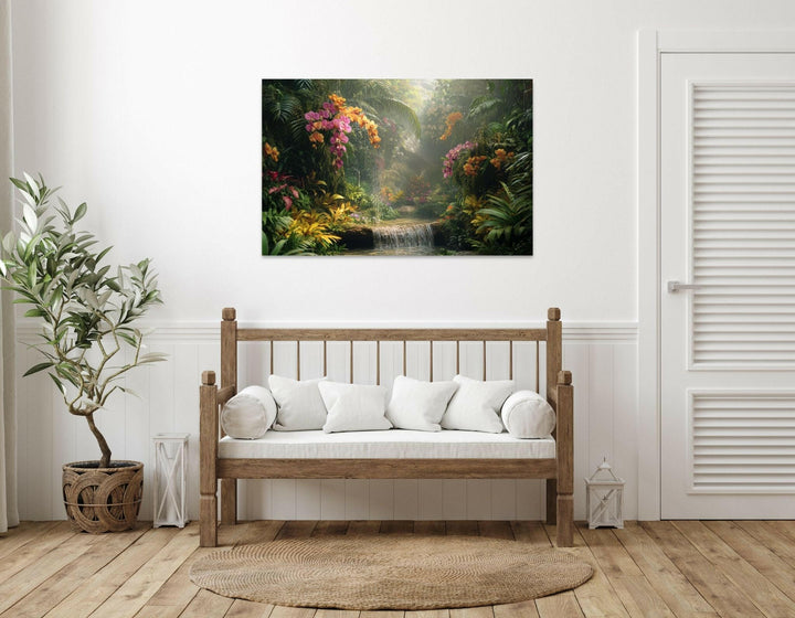 Serene Jungle - Modern Oasis Sensory Design & Art Studio - Canvas
